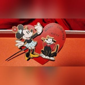 The Walt Disney Co. Minnie Mouse Xmas Magnet